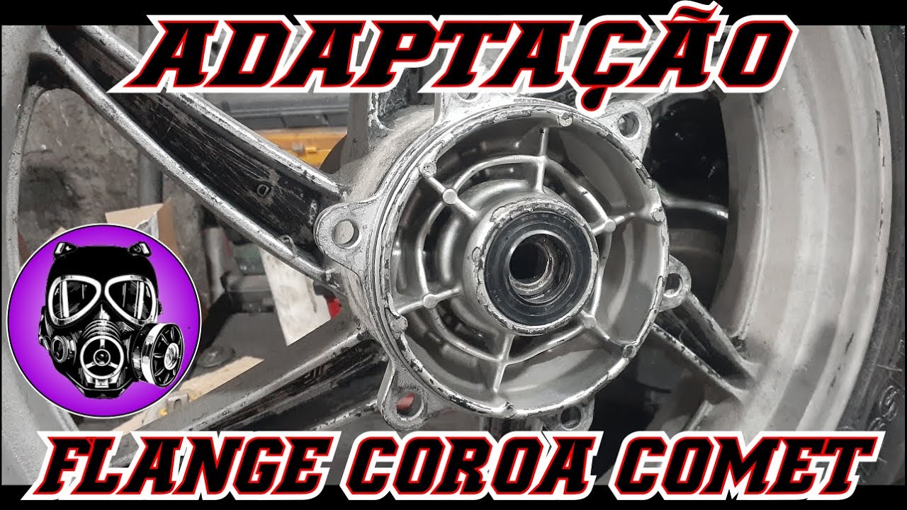 FLANGE DA COROA COMPATÍVEL COM RODA COMET GTR GT MMG-SA 51