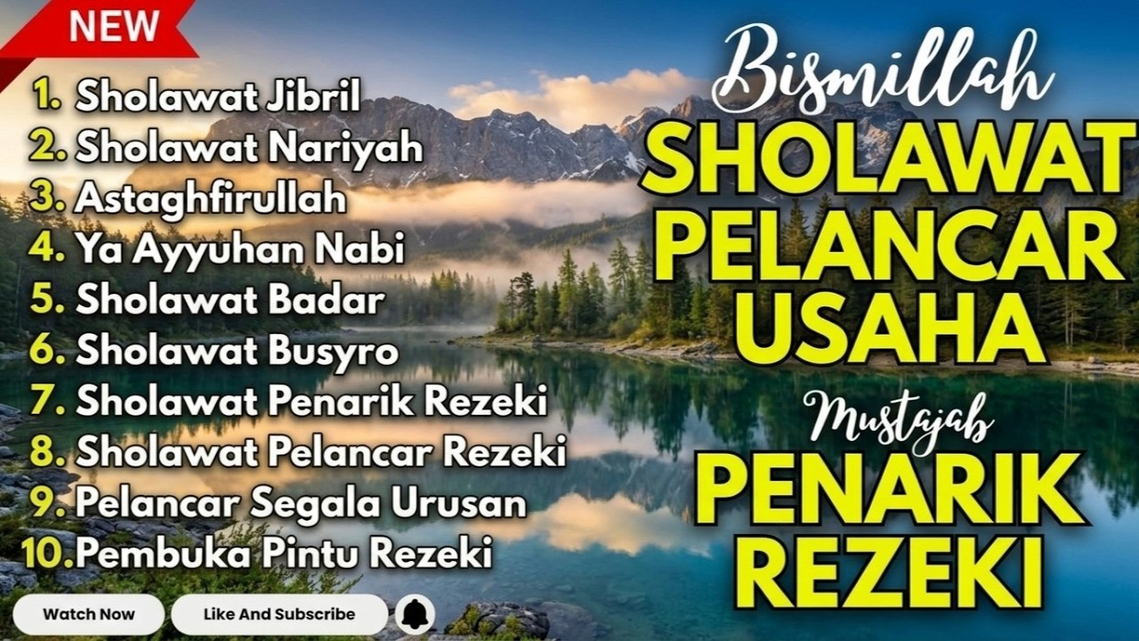 SHOLAWAT TERBARU 2026 | SHOLAWAT JIBRIL PENARIK REZEKI, BUSYRO, NARIYAH, SHOLAWAT NABI MERDU TERBARU