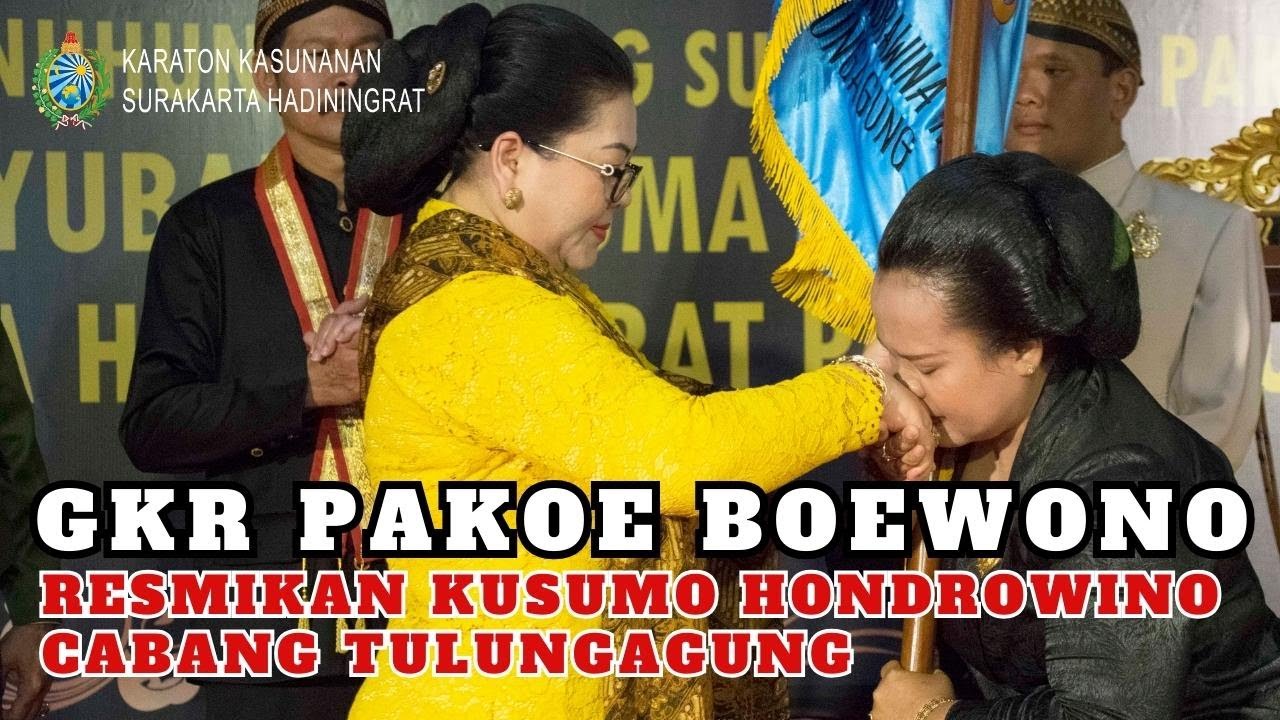 Permaisuri Kraton Surakarta Hadiningrat Resmikan Paguyuban Kusumo Hondrowino Cabang Tulungagung