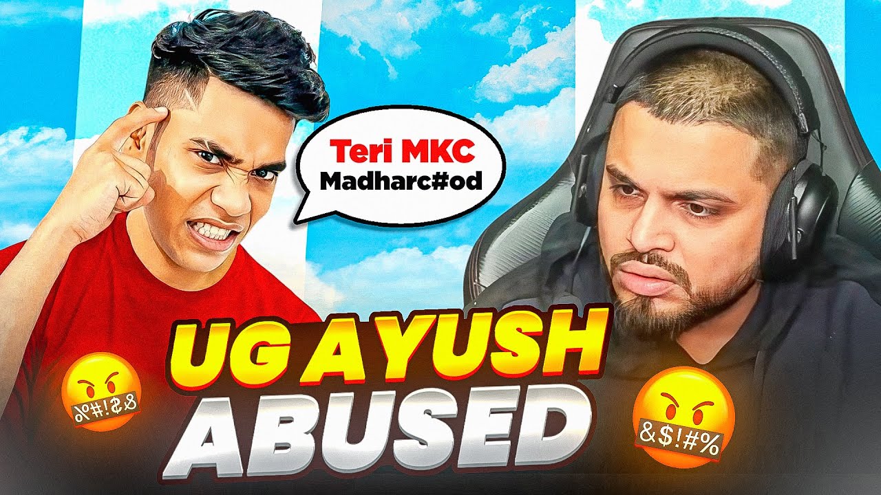 UG Ayush *ABUSED* S8ul Sid On Live !!🚫🤬 Emulator vs Mobile Drama 🤡 @UnGraduateGamer