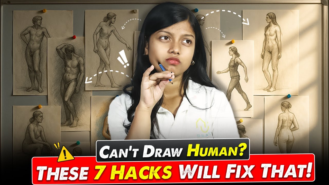 7 Game-Changing Tips to Boost Your Human Figure Sketching for NID, NIFT & UCEED !