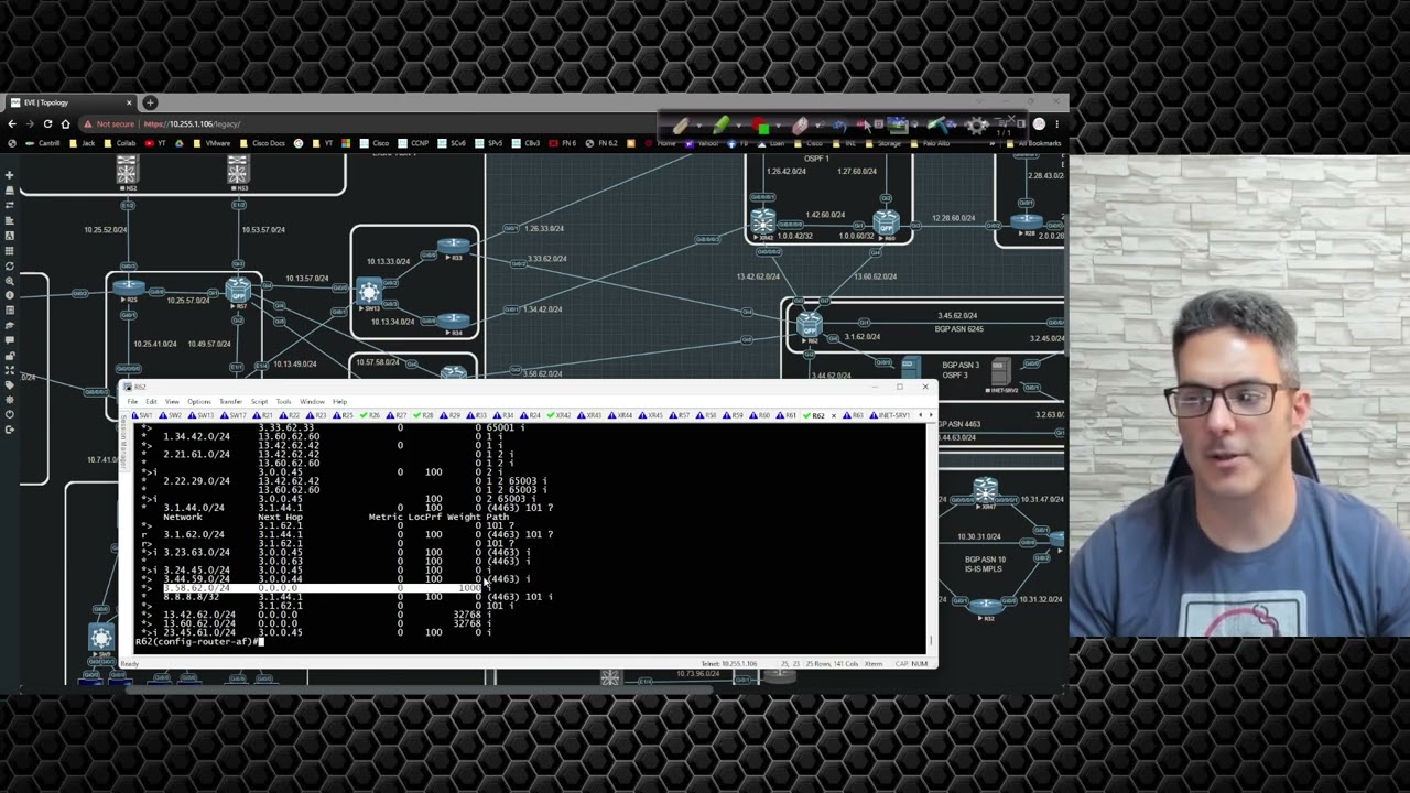 Cisco Enterprise Series - Routed Infrastructure - 016 BGP Best Path Selection with Network Statement