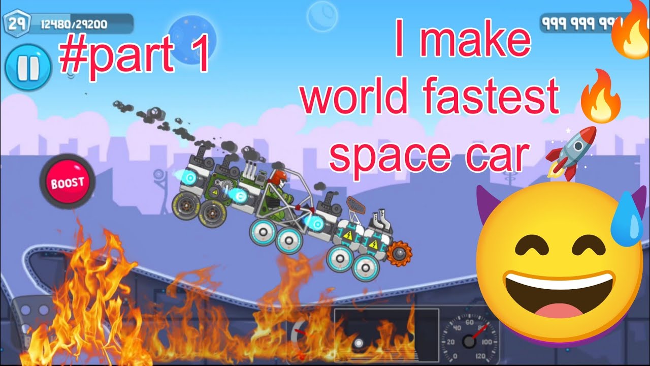 I make world fastest 🚀 space car 😈 Rovercraft game 🎯 gameplay 🔥 Part 1 [1080P 60FPS]