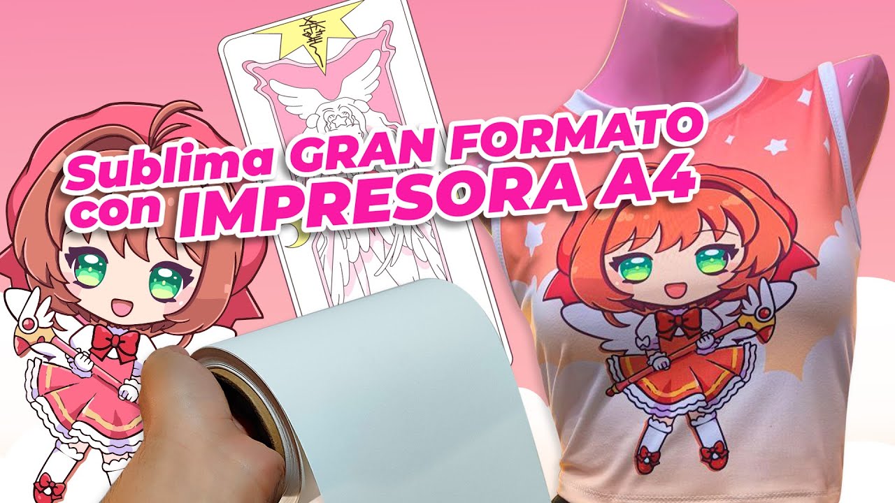 Como SUBLIMAR una CAMISETA COMPLETA con impresora A4. 🆃🆁🆄🅲🅾 [Paso a paso]
