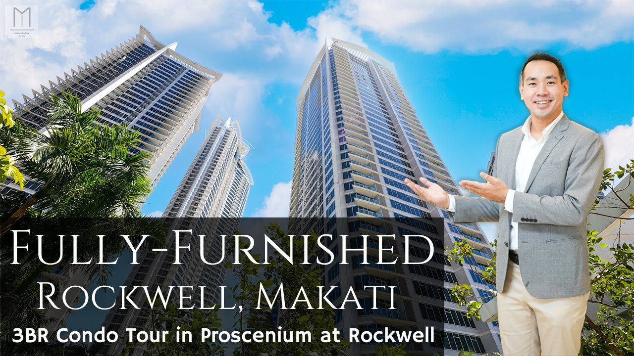 Condo Tour M6 • Inside a FULLY-FURNISHED 3BR Condo for Sale in  Proscenium at Rockwell, Makati City