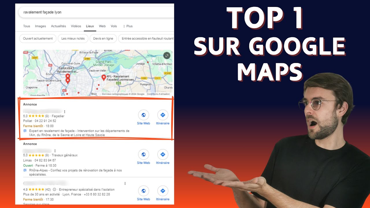 Être Premier sur Google Maps grâce à la Publicité Google en 2025