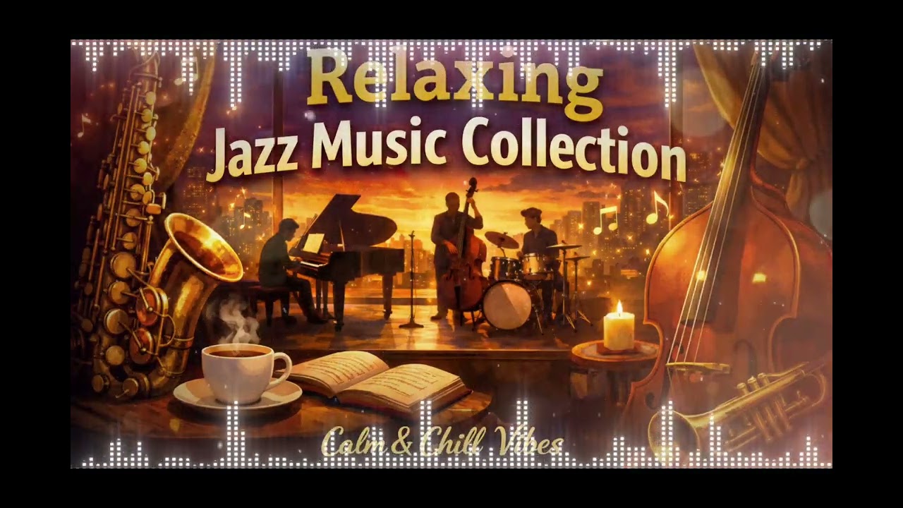 Relaxing Jazz Music ☕ Smooth Jazz Playlist for Study, Work, Sleep | Coffee Shop Ambience