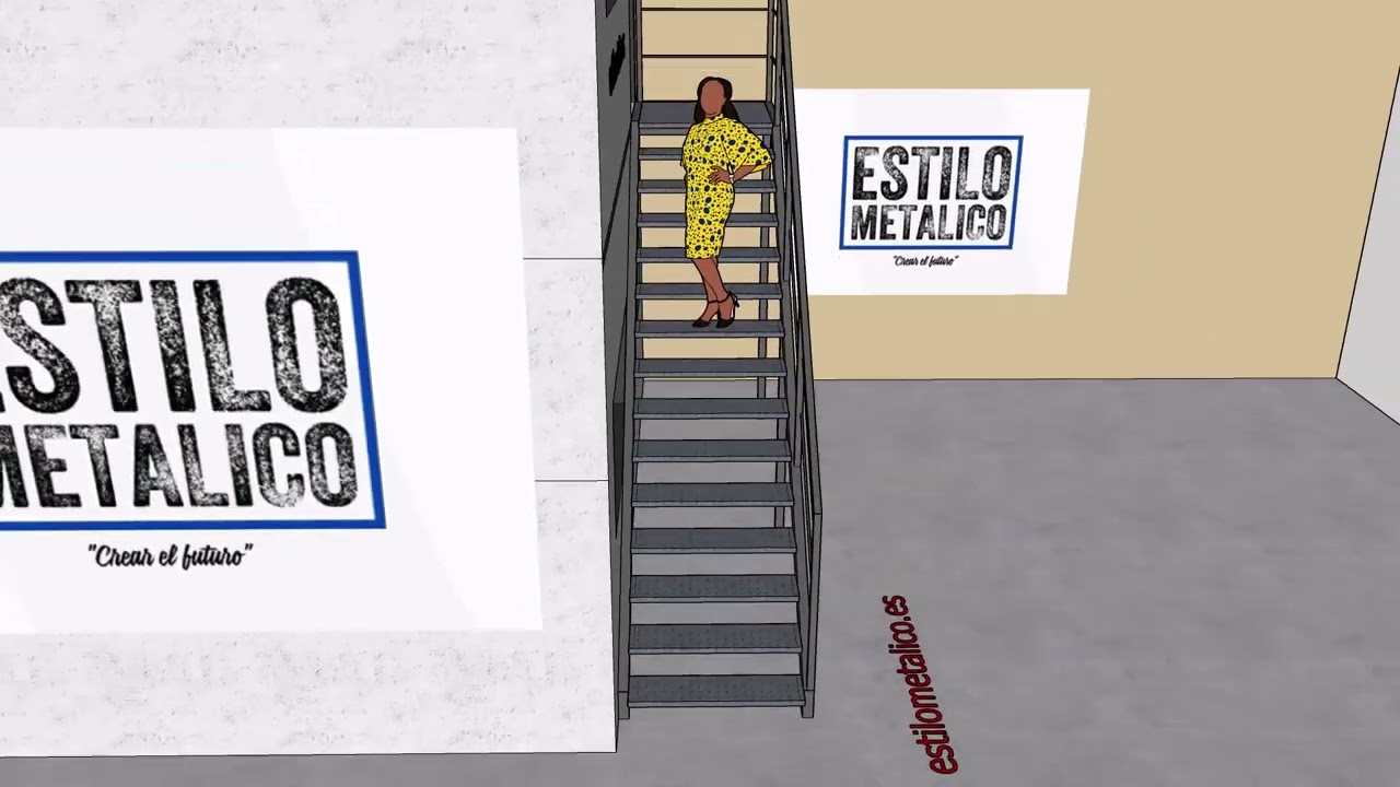 Escalera para nave industrial. V151