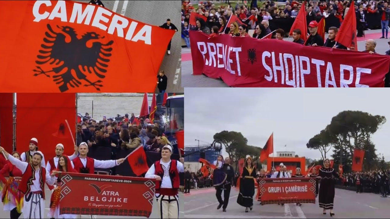 Tirana e gjitha kuq e zi, Parada e Shqiptarëve sjell atmosferë të zjarrtë në kryeqytet
