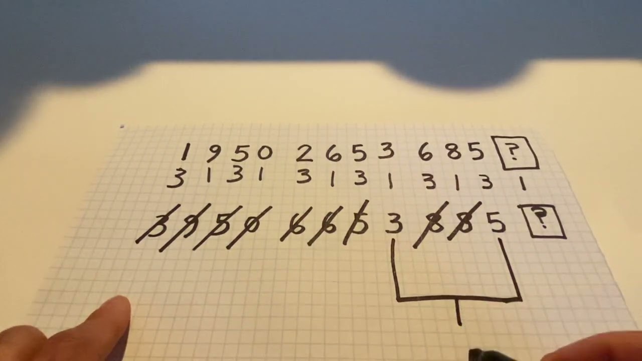 12-Digit Barcode Check Digit Calculation Example and Explanation