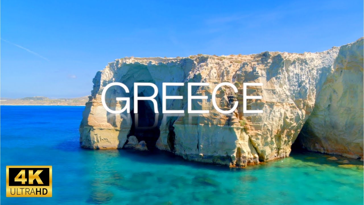 4 Minutes Of Greece 4K HDR (ULTRA HD) | Relaxing Music | 4k HDR 60fps @4minutes In 4K ​