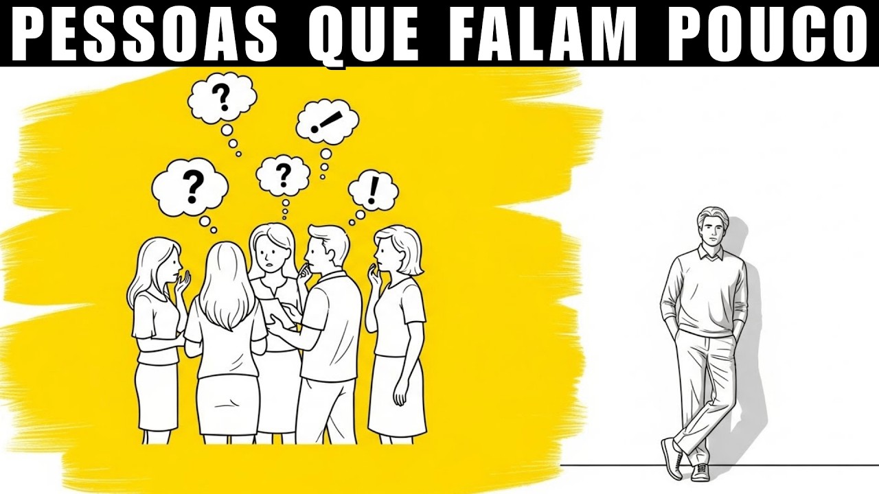 A PSICOLOGIA por trás das Pessoas que FALAM POUCO