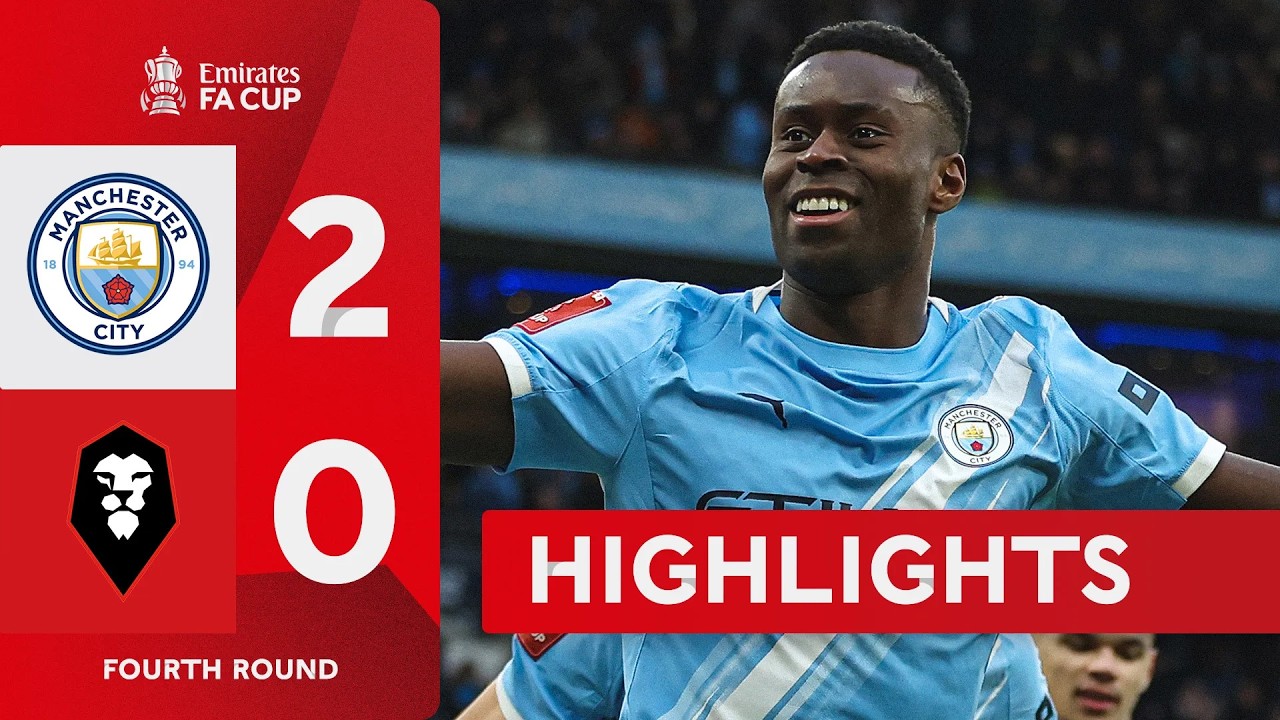 Man City battle to victory ⚔️ | Manchester City (2-0) Salford City | Emirates FA Cup 2025-26