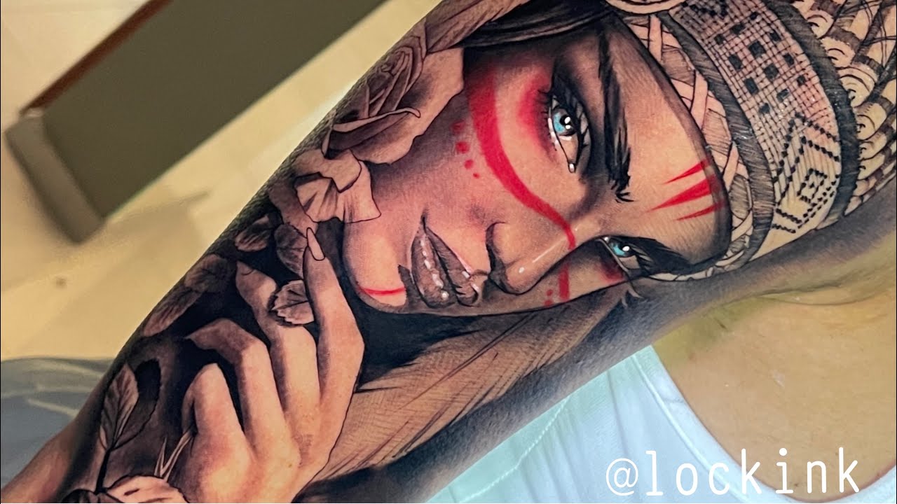 ÍNDIA PRETO E CINZA - TATUANDO EM TEMPO REAL #50 - LOCKINK