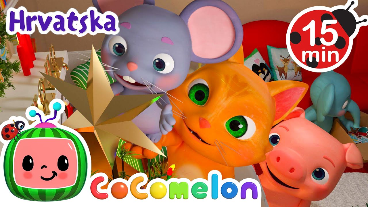Želimo vam sretan Božić 🎄 | CoComelon Hrvatska | Crtaći filmovi i dječje pjesme na hrvatskom