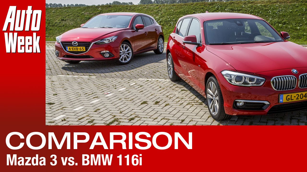 Dubbeltest - BMW 116i vs Mazda 3 2.0