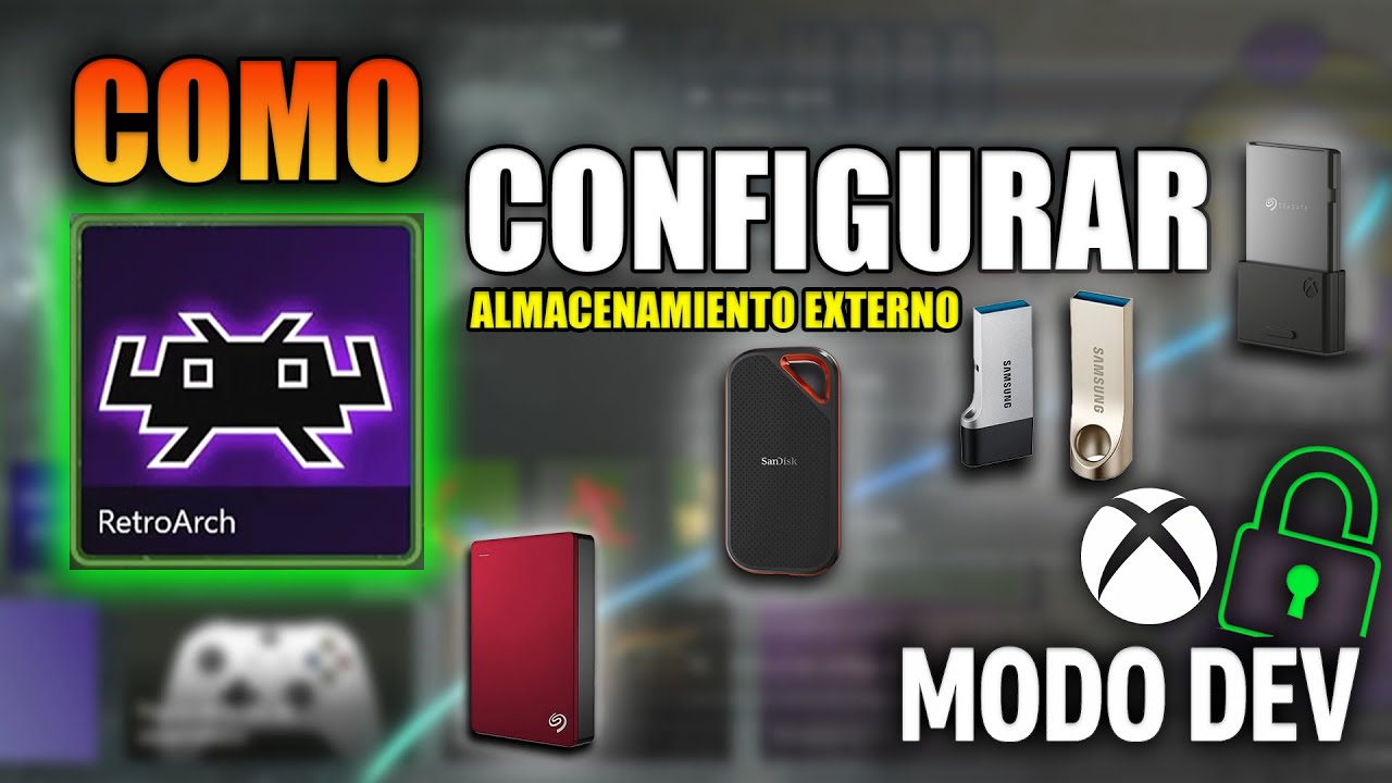COMO CONFIGURAR ALMACENAMIENTO EXTERNO PARA MODO DESARROLLADOR XBOX | EJECUTAR JUEGOS