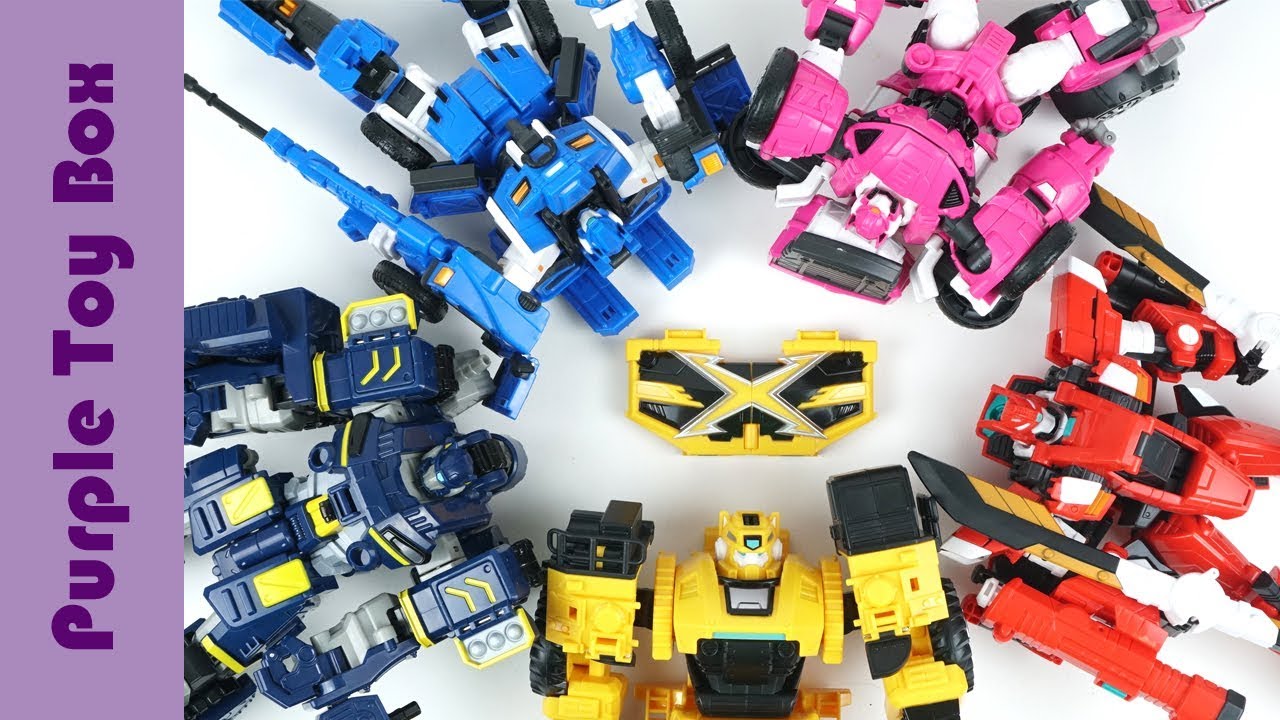 Penta tron 5x Mini Foce X PentaXbot Combined 펜타트론 미니특공대X 펜타X봇 장난감