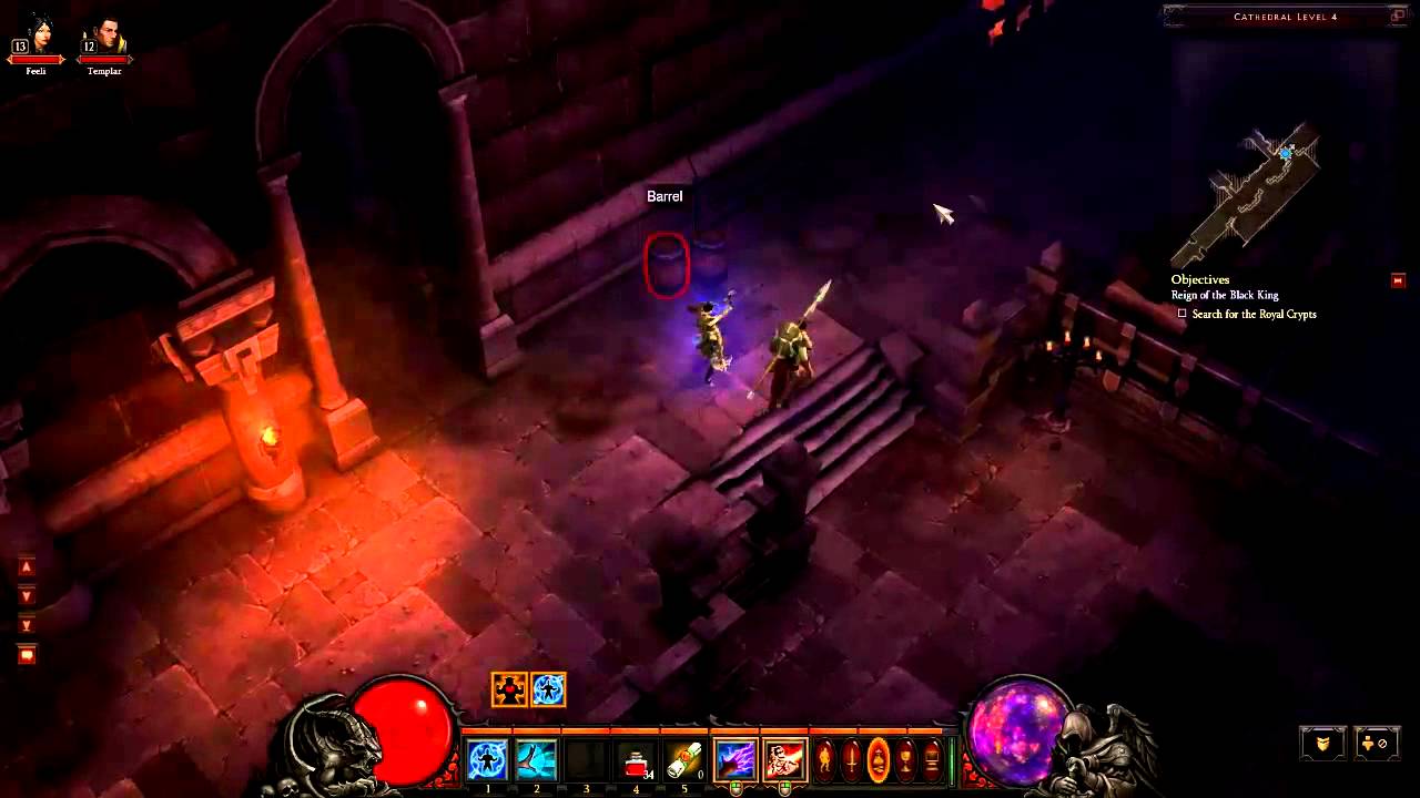 Diablo 3 Beta Patch 6 - Level 13 Wizard
