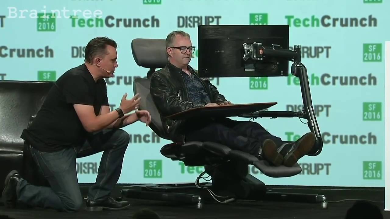Altwork Station on stage at TechCrunch Disrupt