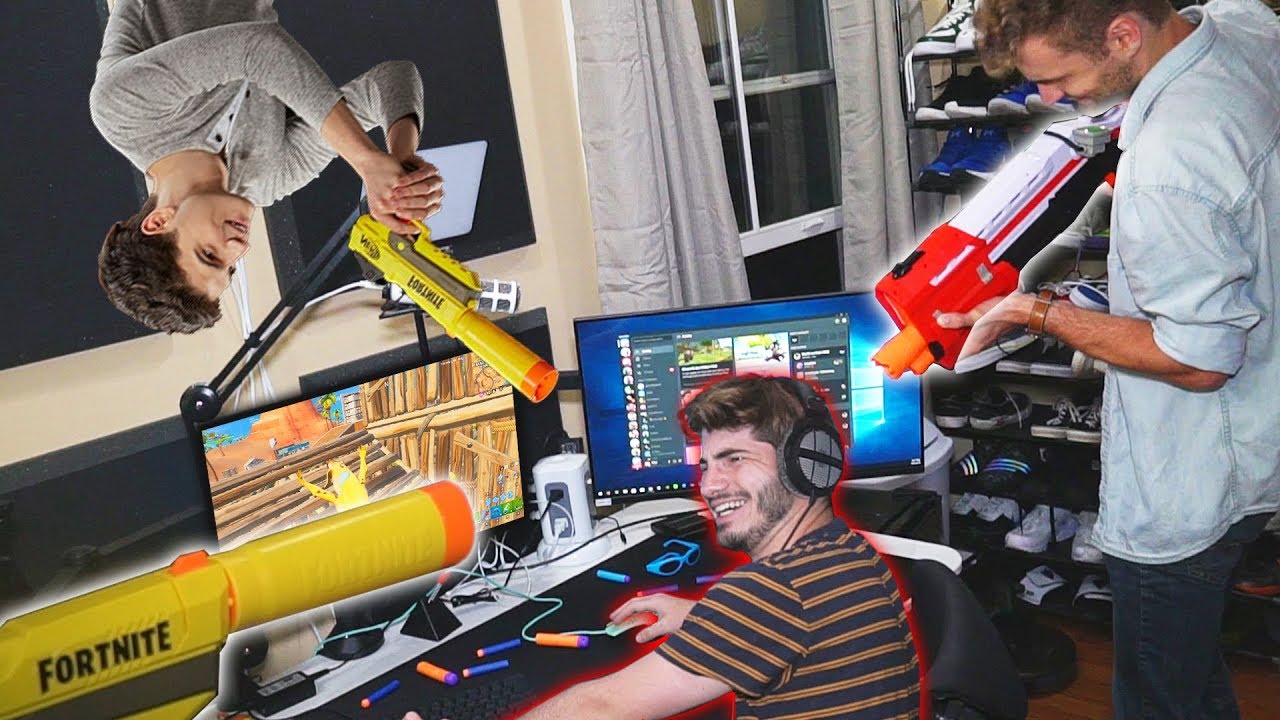 One Shot in Fortnite = One Nerf Gun Shot IRL