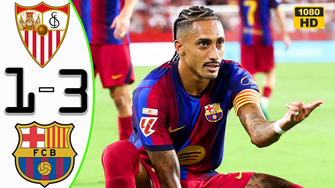 Barcelona vs Sevilla 3-1 Raphinha HATTRICK 😱 Highlights & All Goals 2026 HD