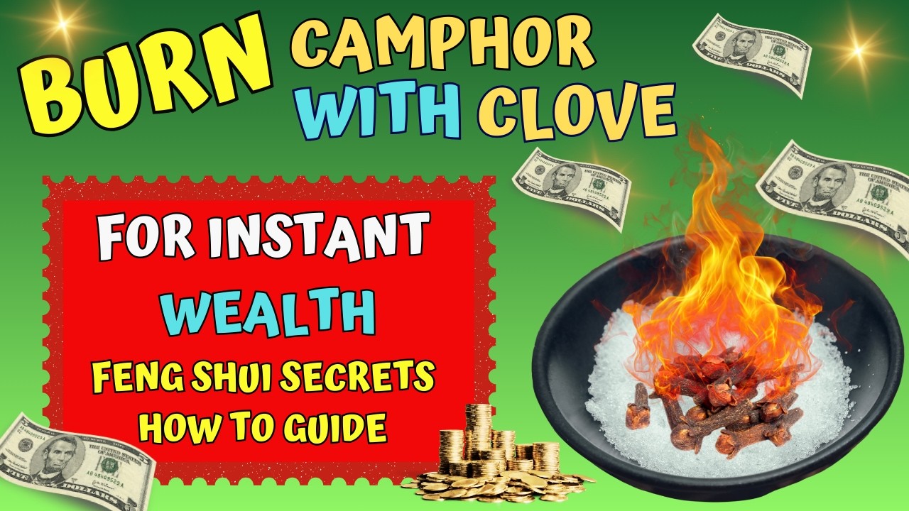 Burn Camphor With Cloves For Huge Wealth: Money Magnet Feng Shui Secrets | How To Do Tips