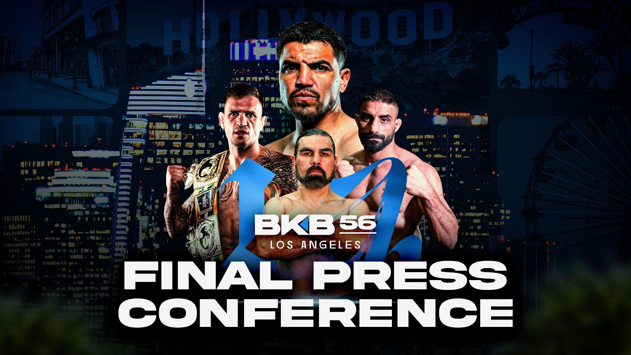 BKB 56: Пресс-конференция бойцов | Ортис против Сальсидо в прямом эфире из Лос-Анджелеса
