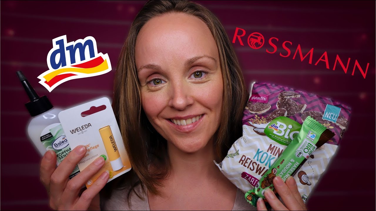 ASMR XXL😮 SUPER SANFTER DM & ROSSMANN HAUL 🩷 MIT STÄBCHEN-TRACING, KNISTERN, TAPPING & FABRIC SOUNDS