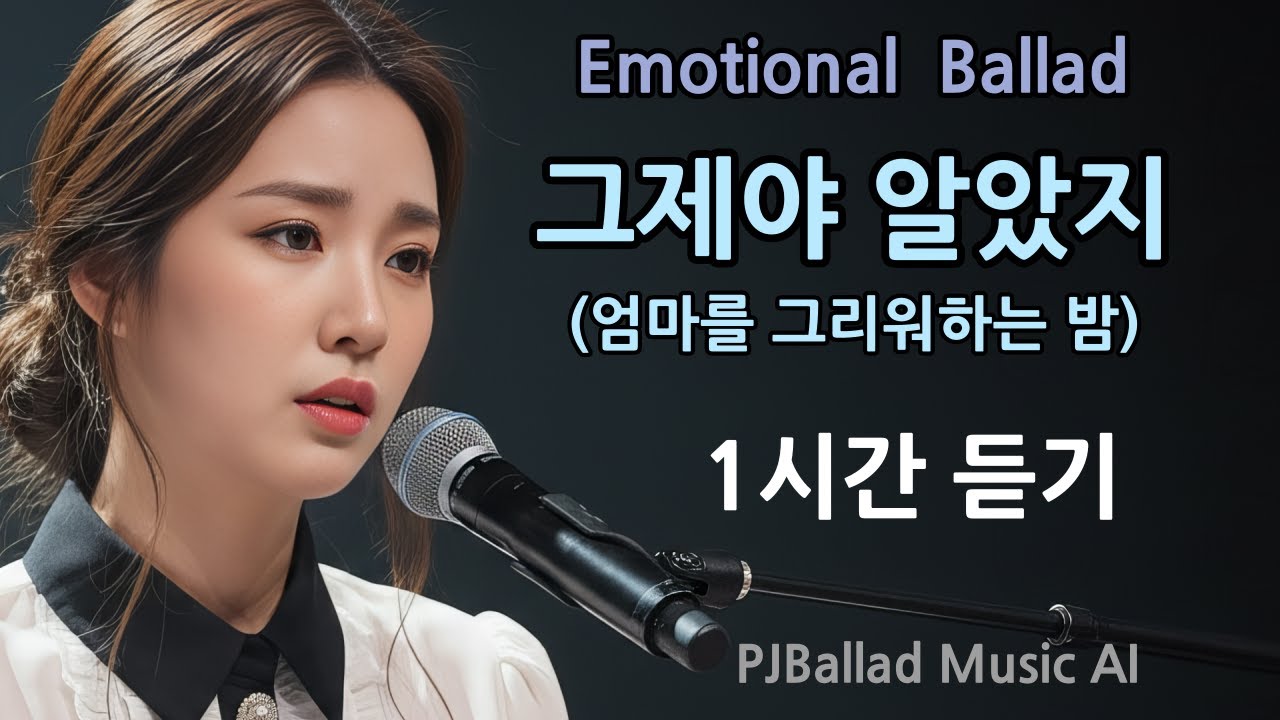 그제야 알았지 1시간 듣기 | 엄마를 그리워하는 감성 발라드