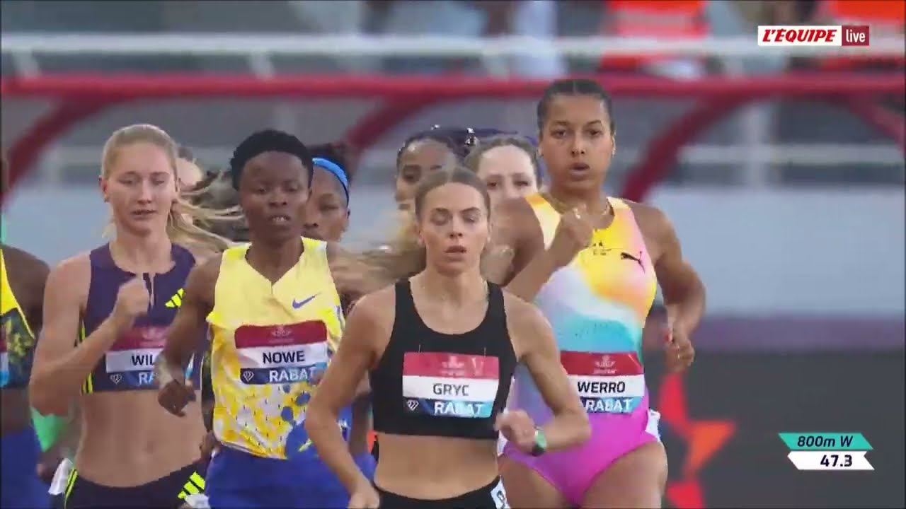 800m Women DL Rabat 2026 Victoire d'Audrey Werro Duguma Anais Bourgoin