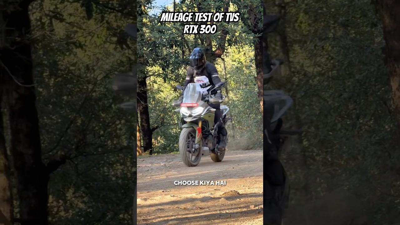 MILEAGE TEST OF TVS APACHE RTX 300 🔥