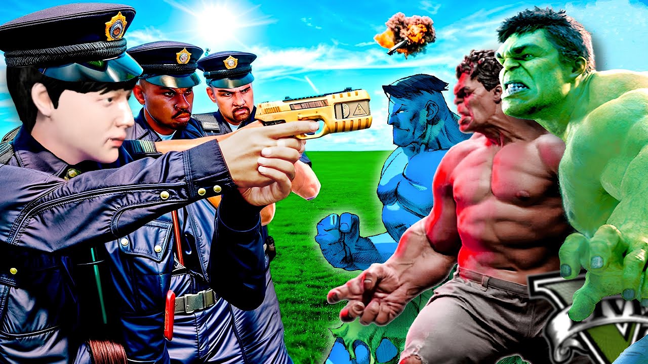 ကျွန်တော် Hulk စစ်တပ်ကြီးနဲ့ တိုက်ခိုက်ခဲ့တယ် | SMART VS Hulk Army in GTA V | SMART On Live