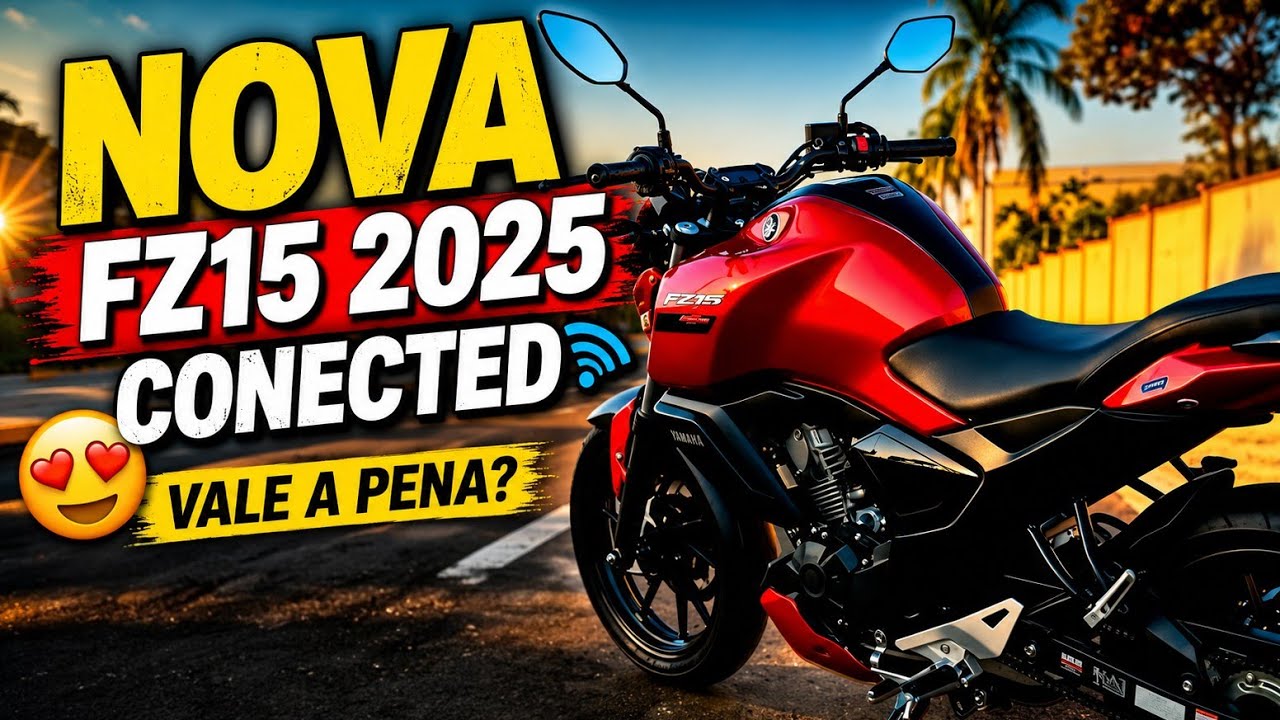 NOVA FZ15 2025 MOTOVLOG E DETALHES 🔥😍