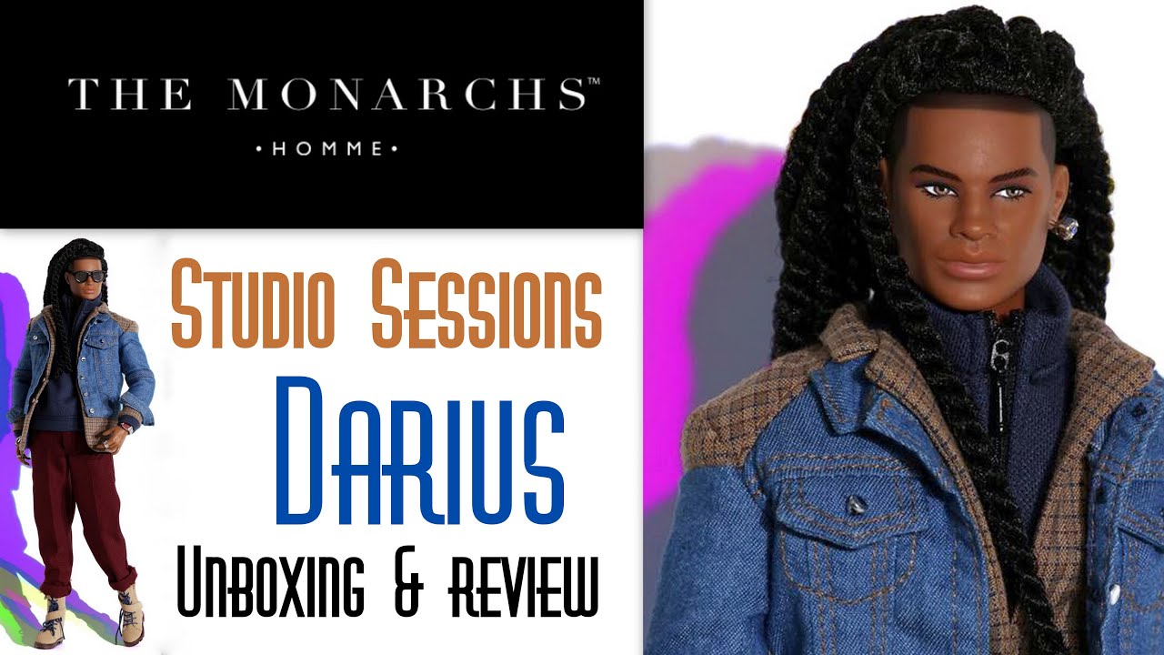🎧 STUDIO SESSIONS DARIUS 🦋 MONARCHS HOMME DOLL 👑 EDMOND'S COLLECTIBLE WORLD 🌎:  UNBOXING & REVIEW
