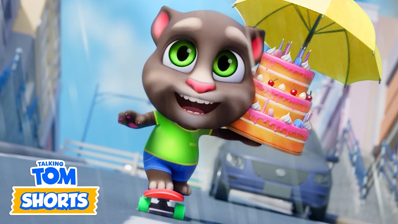 Where's the Birthday Cake? 🎂 Talking Tom Shorts | Cartoons For Kids