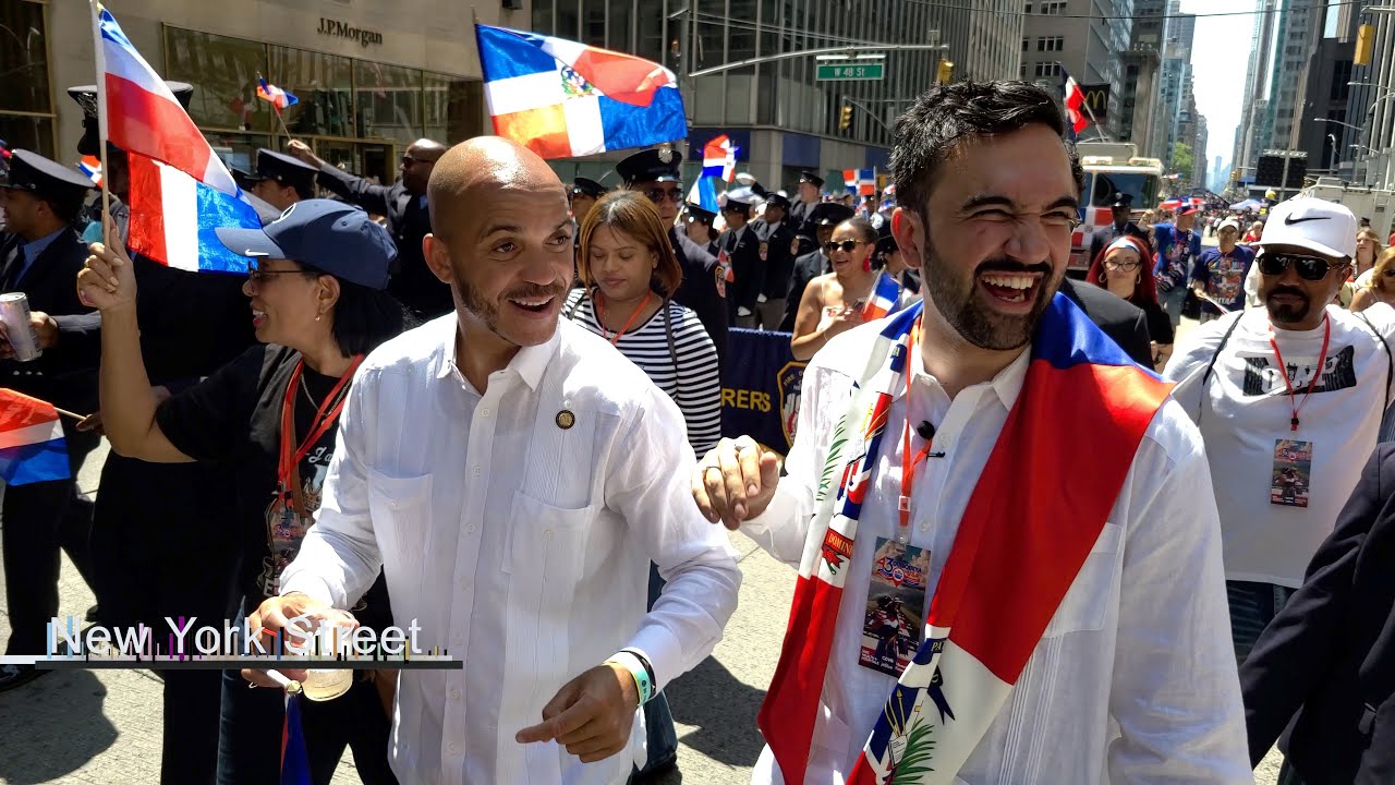 Zohran Mamdani Takes Photos with New Yorkers at Dominican Day Parade August 10 2025