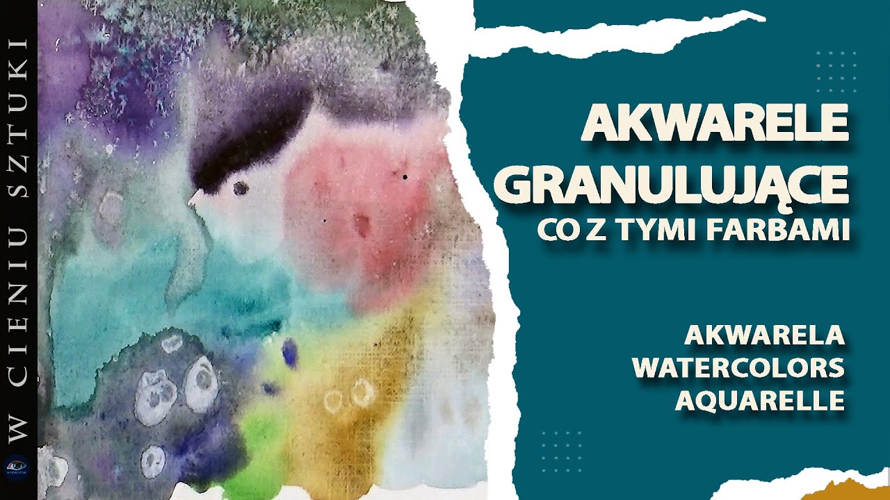 Czy to warto? Akwarele granulujące  - test