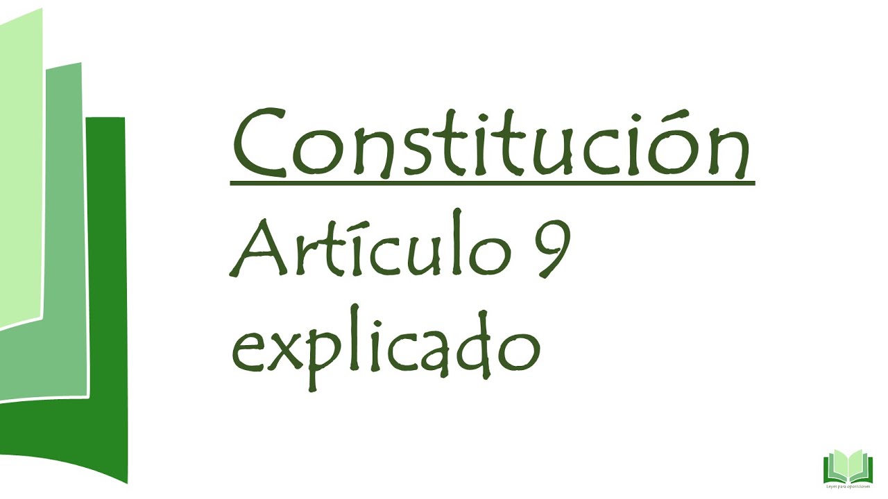 Art  9 Constitución