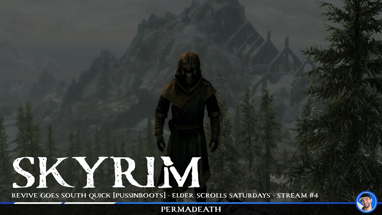 The Return Of Skyrim Is Today! - Permadeath Run | !merch !socials !blerp !gift