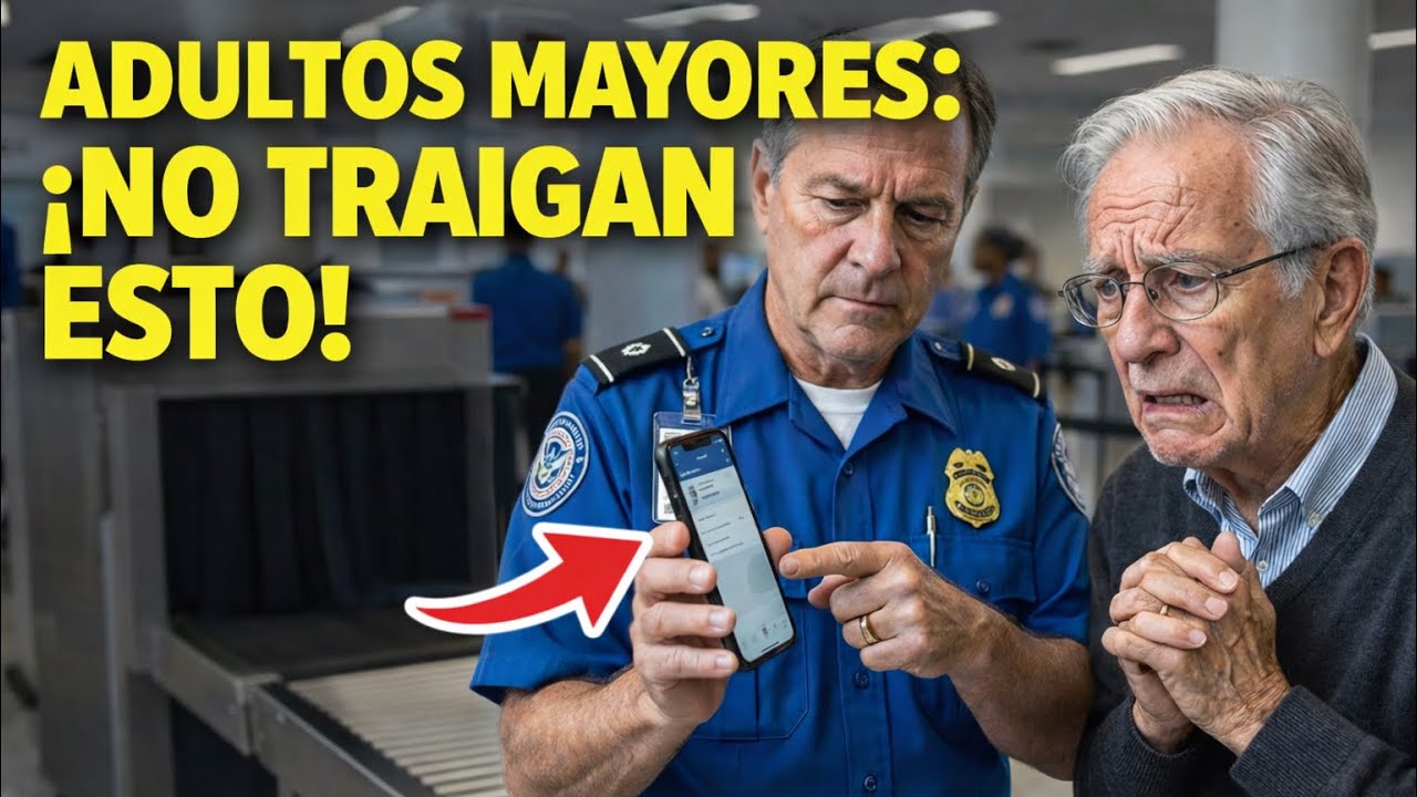 Adultos Mayores, Se Los SUPLICO: NUEVAS Reglas Para Teléfonos en Aeropuertos 2026 - BORRA Esto AHORA