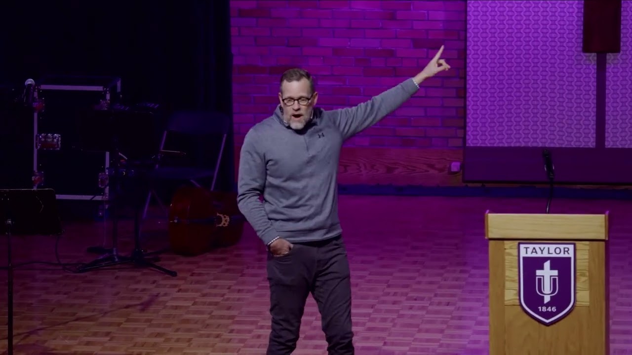 Taylor University Chapel - J.R. Briggs - January 23, 2026