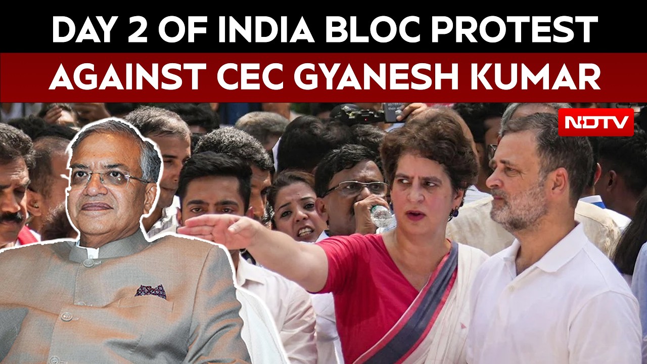 Rahul Gandhi, Priyanka Join INDIA Bloc Lunch Meet As Opposition Plans Next Move Against ECI