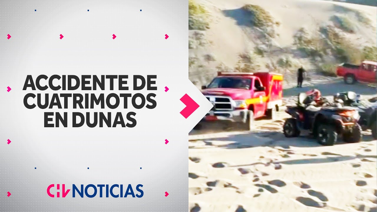 Fatal tragedia en dunas de Ritoque: Dos personas se volcaron en cuatrimoto y una falleció