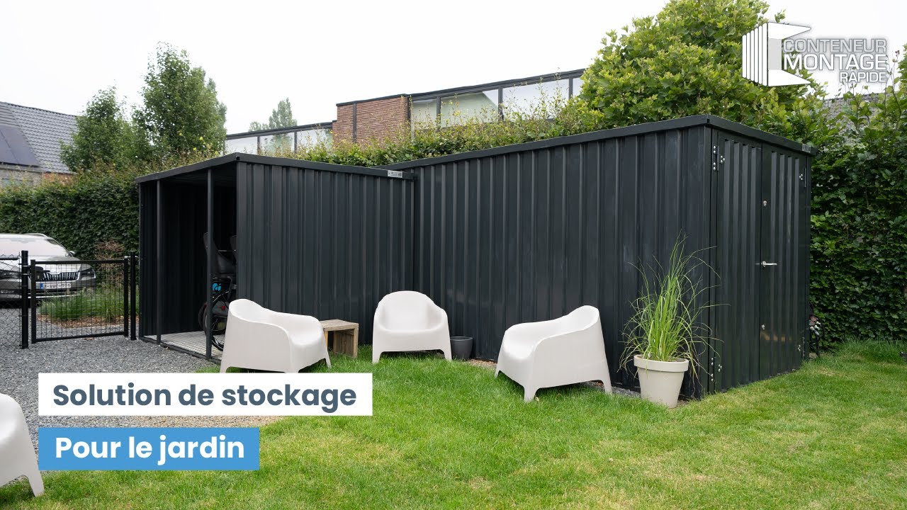 Solution de Stockage pour le jardin | Conteneur Montage Rapide