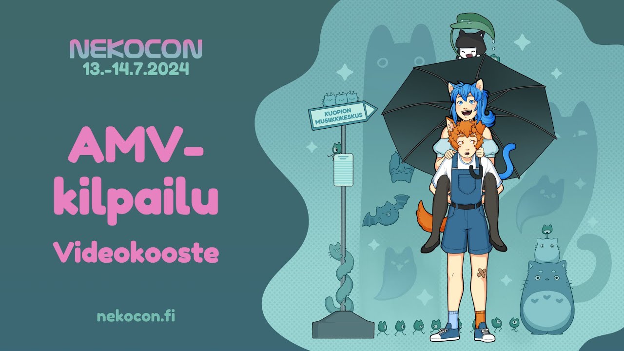 Nekocon 2024 - AMV-kisojen finalistikoostevideo