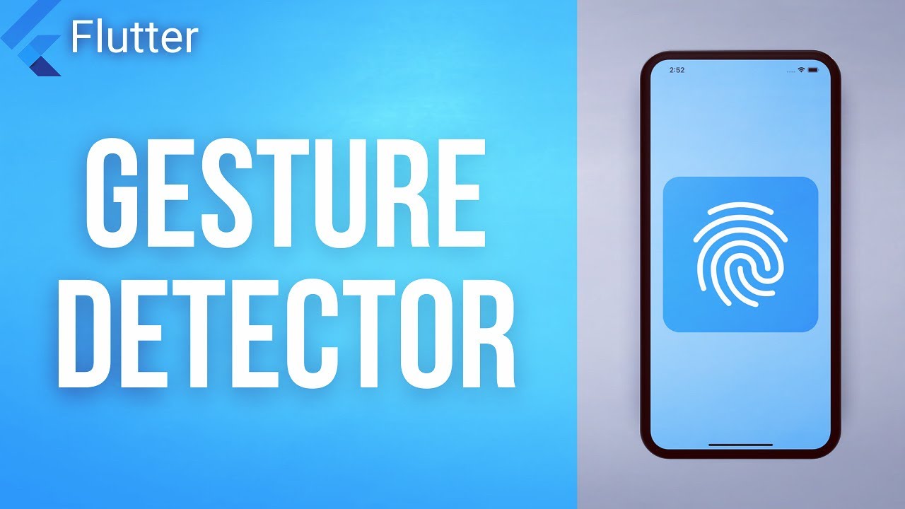 GESTURE DETECTOR • Flutter Widget of the Day #08