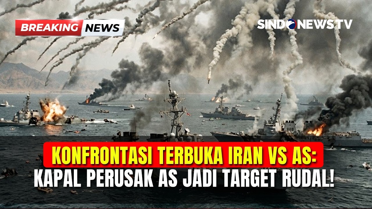 KONFRONTASI TERBUKA IRAN VS AS: Kapal Perusak Amerika Jadi Target Serangan Rudal! | BREAKING NEWS