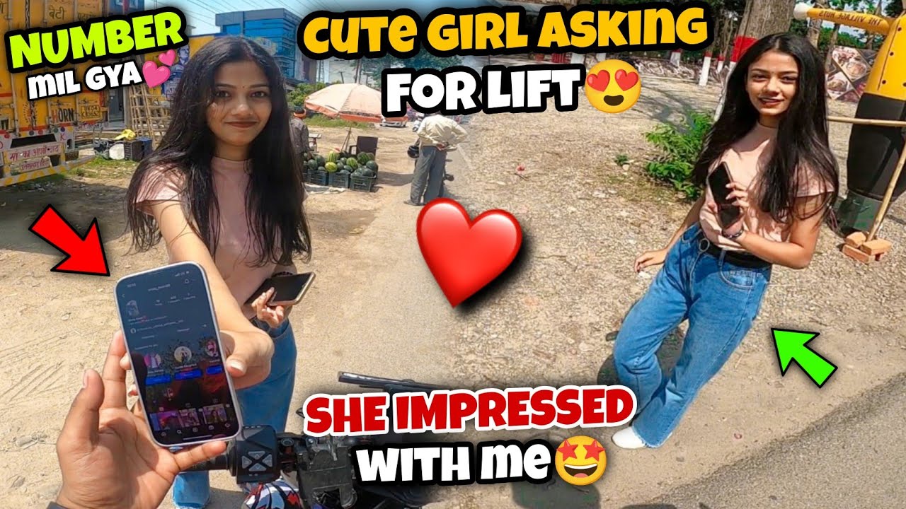 Cute stranger girl💕 asking for lift💕on my DUKE 390😍| Number mil gya aaj Toh♥️||hy💕
