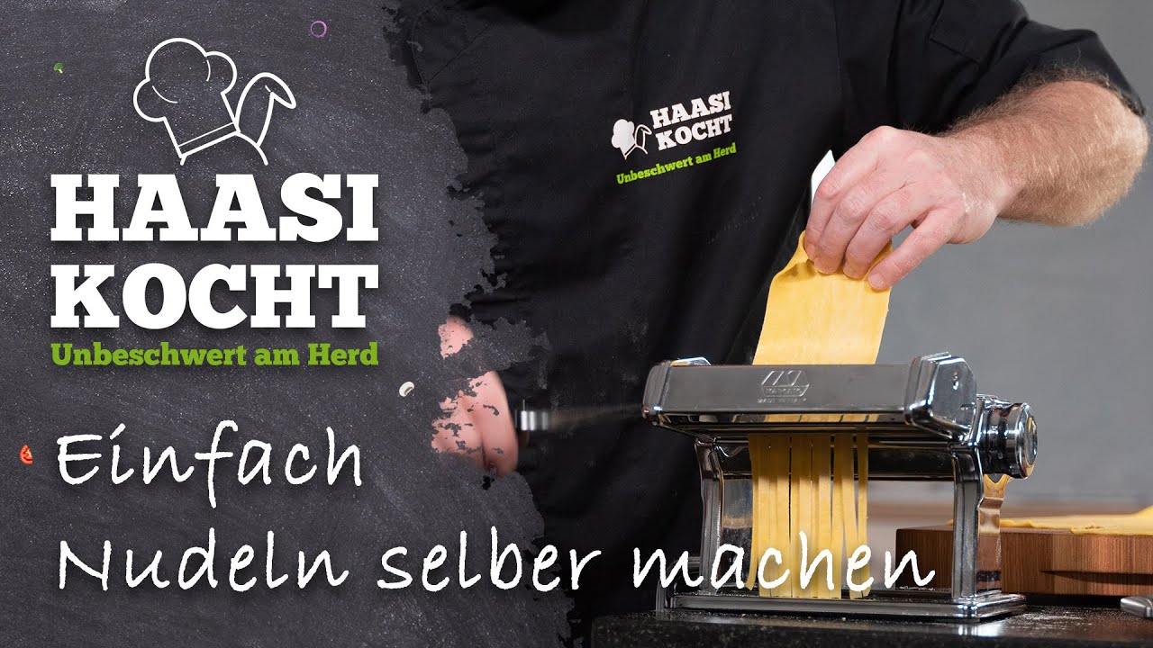 Einfacher Nudelteig selber machen 🍝 | Unbeschwert am Herd